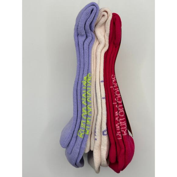 3 Pairs On Clouds Socks Size Medium Half-Calf Unisex NWT - Picture 3 of 4